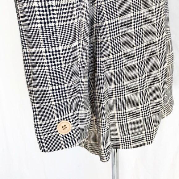 Vintage Emporio Armani plaid lined blazer size S - Picture 6 of 10